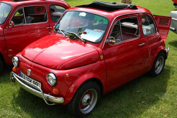Seitenansicht Fiat 500
