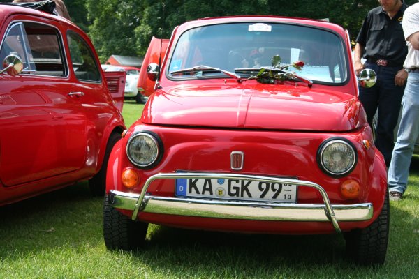 Frontansicht Fiat 500