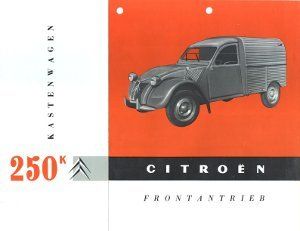 Werbeprospekt Citroën 1956