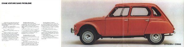 Werbeprospekt Citroën 1973