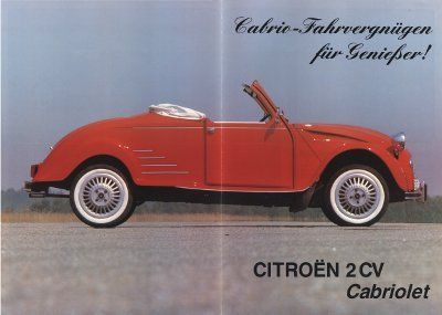 Werbeprospekt Citroën 1989