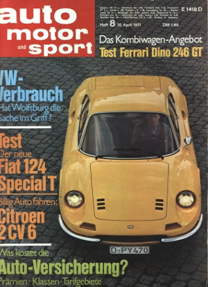 Deckblatt Auto Motor und Sport Nr. 19  aus 1961